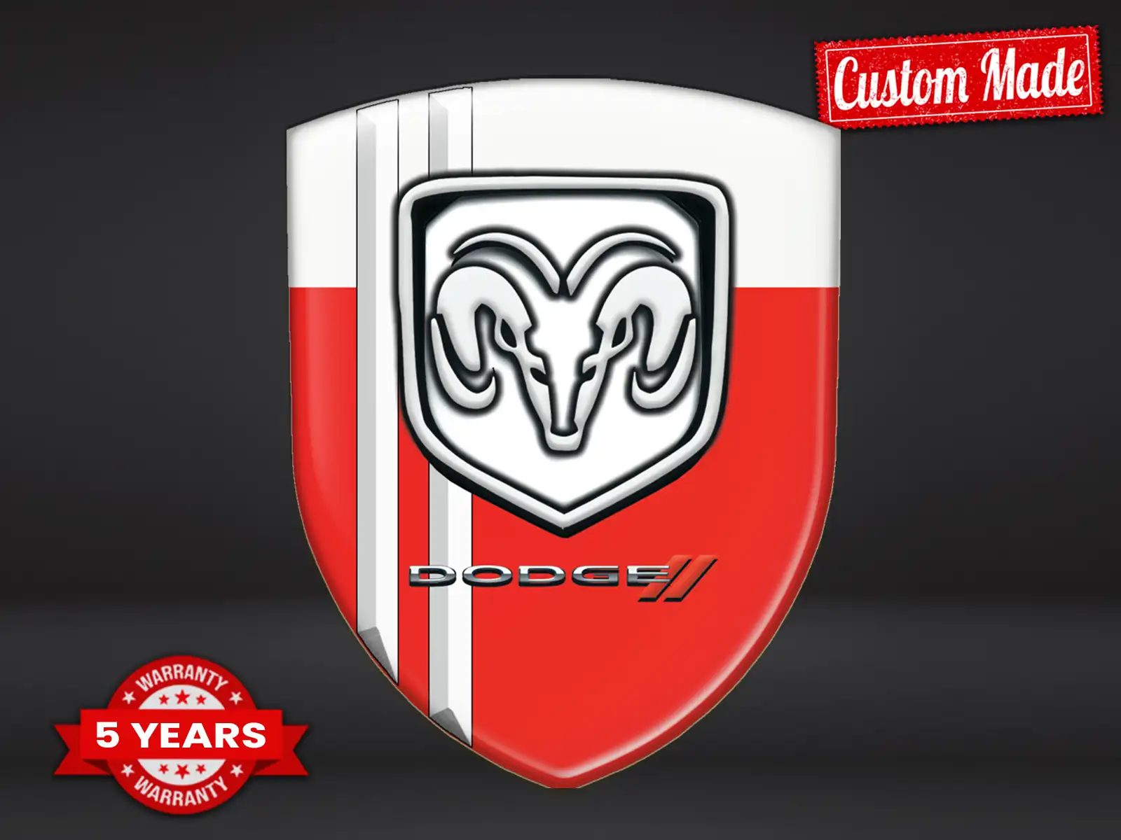 Dodge Stickers Vitre Auto Résistants Pro Max Stylés